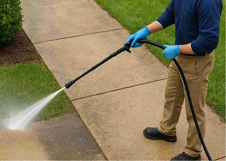 Pressure cleaning Port St Lucie FL removing dirt, grime, and buildup to restore clean exterior surfaces.